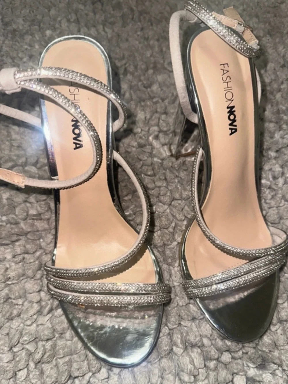Fashion Nova glam silver